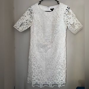 Ann Taylor Floral Embroidered Shift Dress